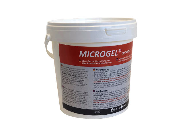 MICROGEL® connect zum Absäuern von Betonoberflächen